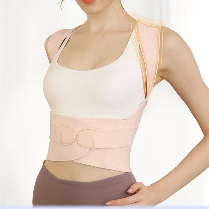 Adjustable Back Brace Posture Corrector - Shoulder Support & Pain Relief