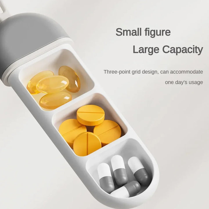 Portable Daily Pill Organizer – Compact and Durable Medicine Dispenser