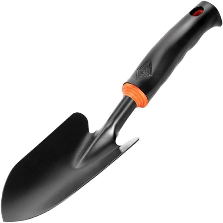 Heavy Duty Carbon Steel Garden Shovel with Soft Rubberized Handle