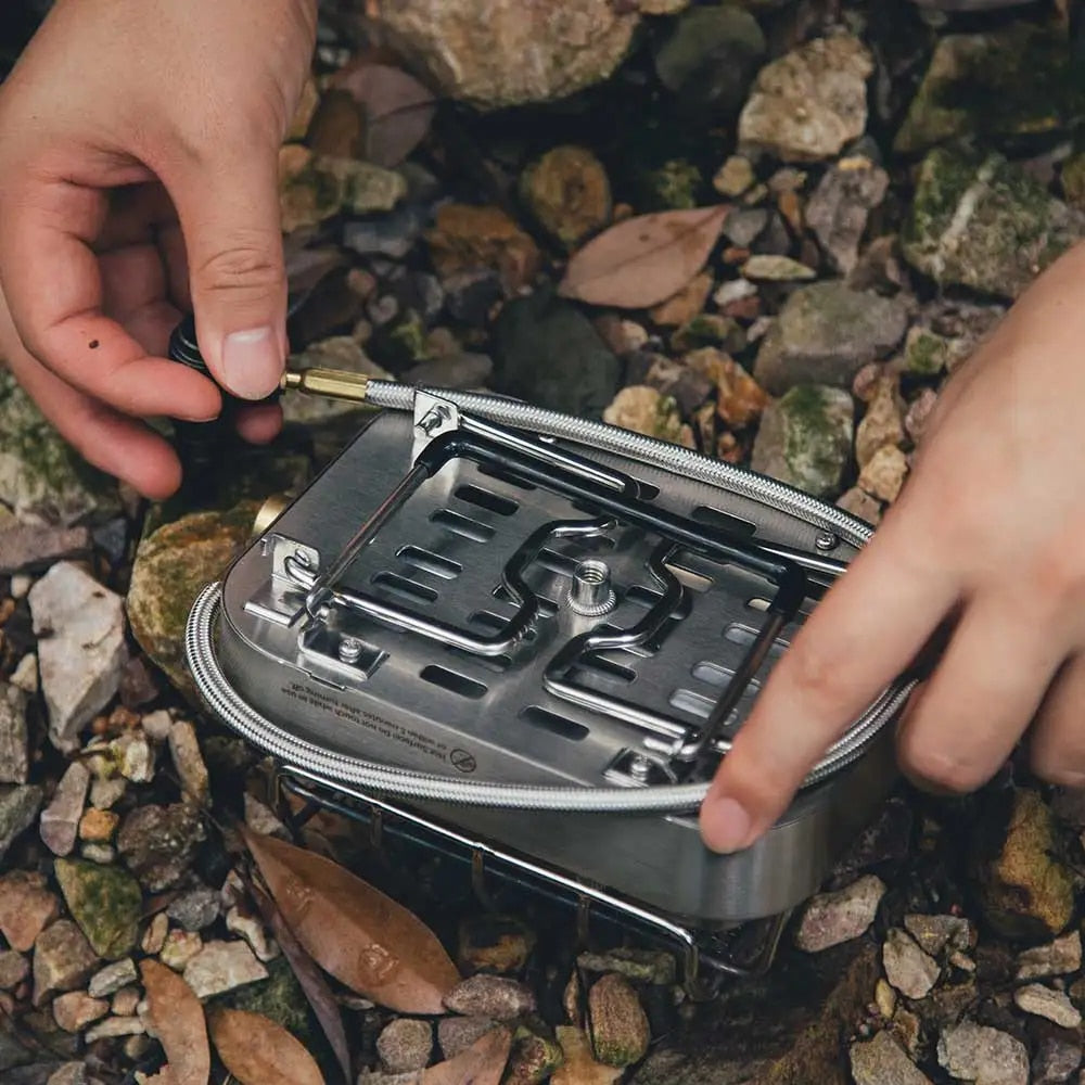 Portable Infrared Radiation Camping Gas Burner