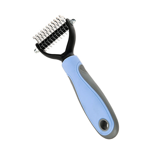 Pet Grooming Shedding Brush & Massager for Dogs and Cats