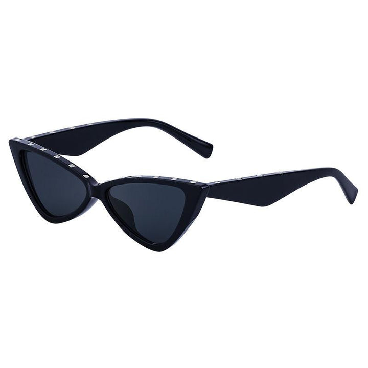 Rivet Cat Eye Sunglasses