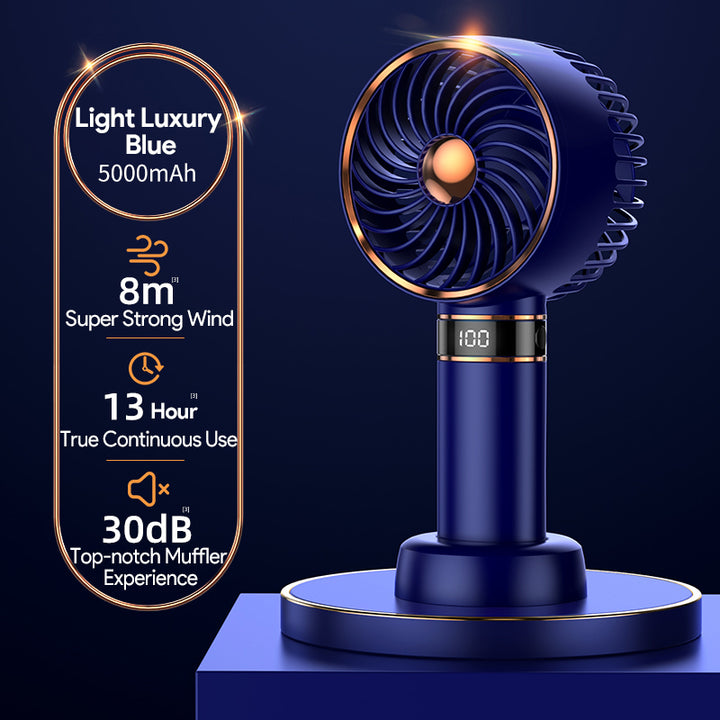 Portable 5000mAh Handheld Mini Air Conditioner Fan