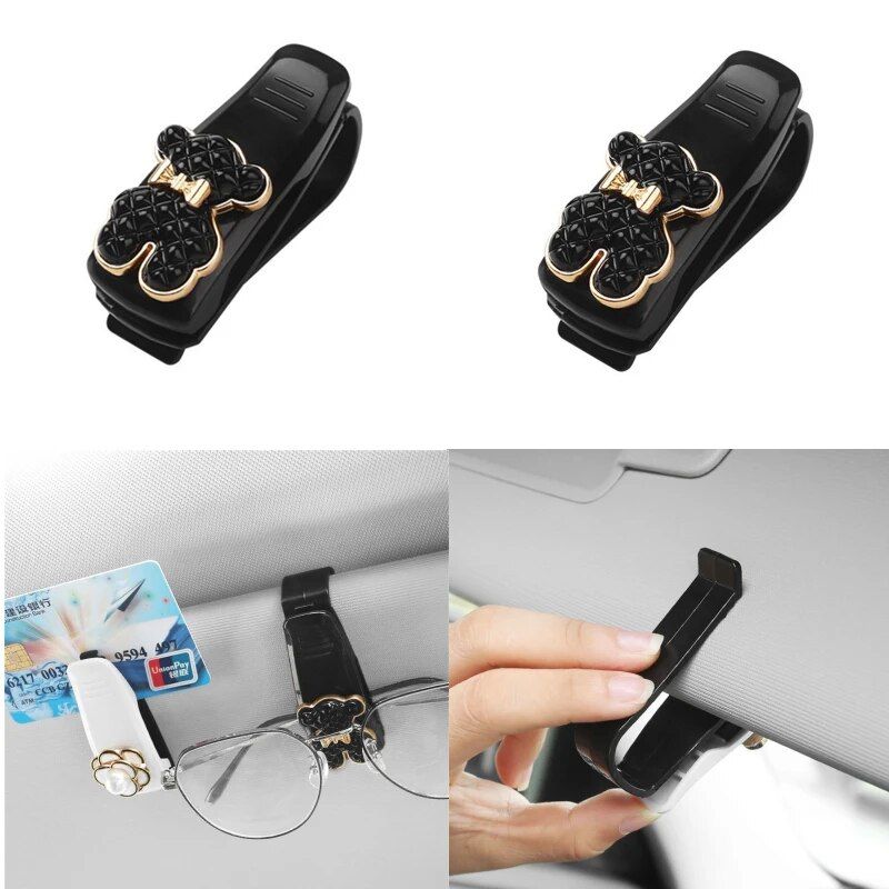 Universal Car Visor Glasses Holder