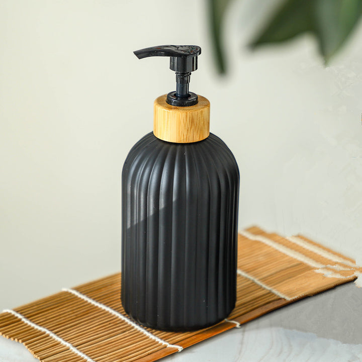 Elegant Glass Lotion and Soap Dispenser – Bathroom Essentials