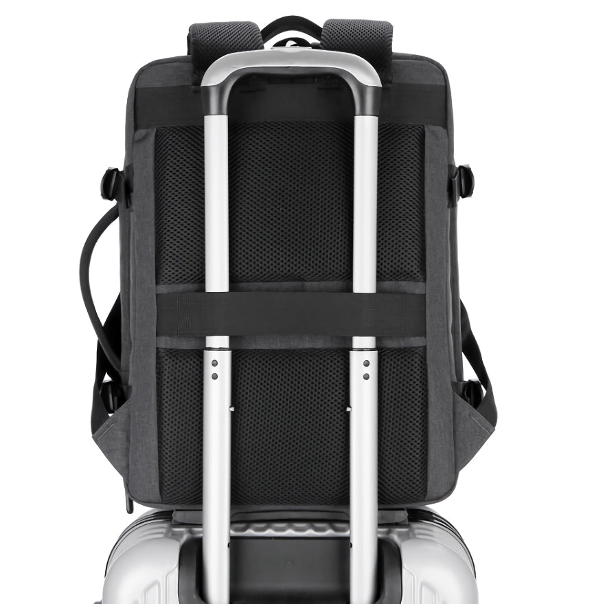 Classic Expandable Travel Backpack with USB Charging Port