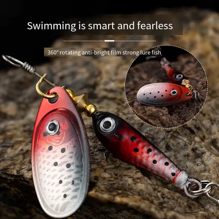 Rotating Metal Spinner Fishing Lure