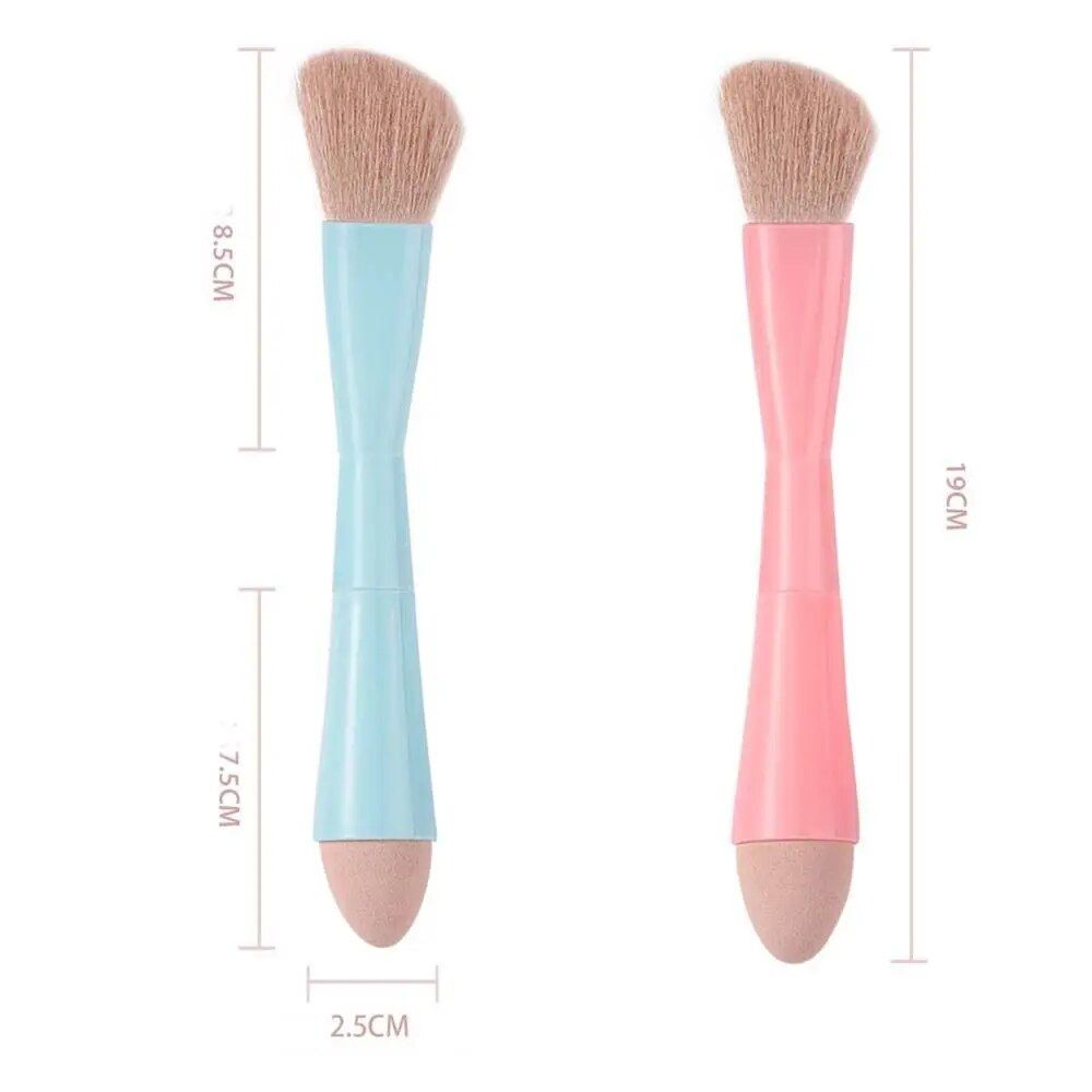 4-in-1 Multifunctional Detachable Makeup Brush Set - Portable Beauty Tools