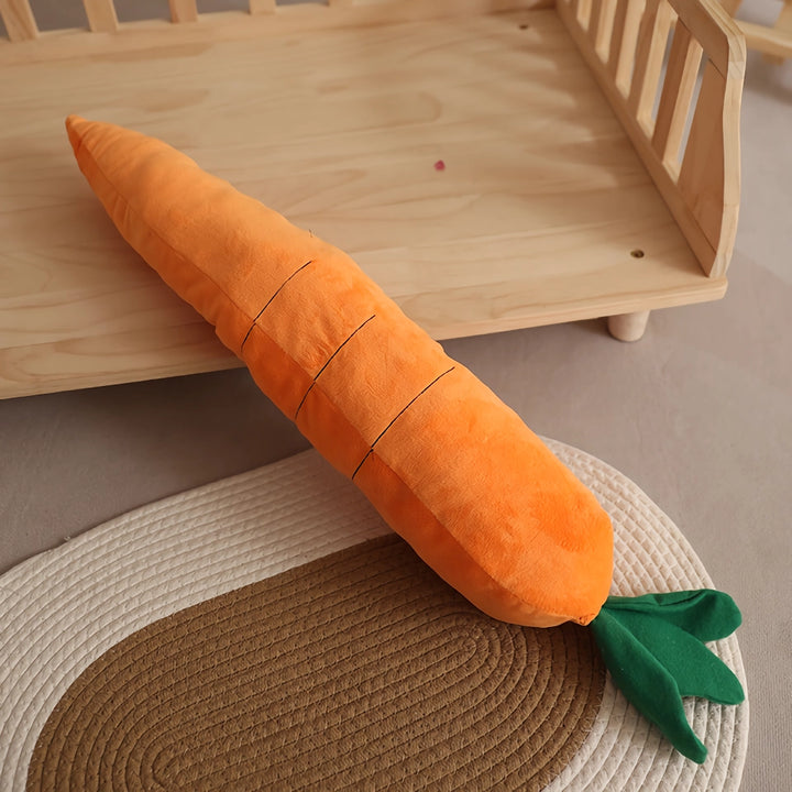 Carrot Plush Chew Toy for Dogs – Soft Sound-Playing Toy for Small, Medium, and Large Dogs