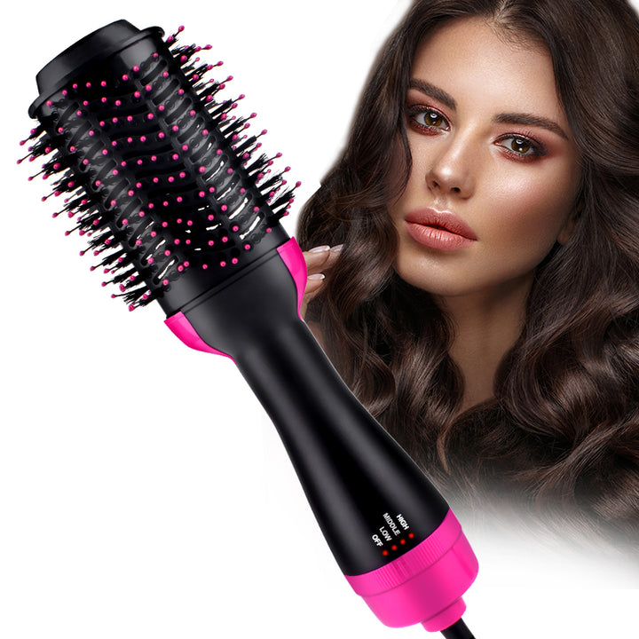 3-in-1 Hair Dryer and Volumizer Round Hot Air Brush