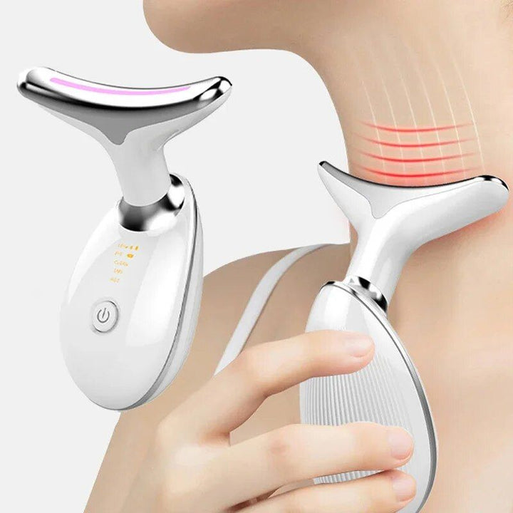 Face & Neck Lifting Vibratory Beauty Device: Anti-Wrinkle & Skin Rejuvenation Massager