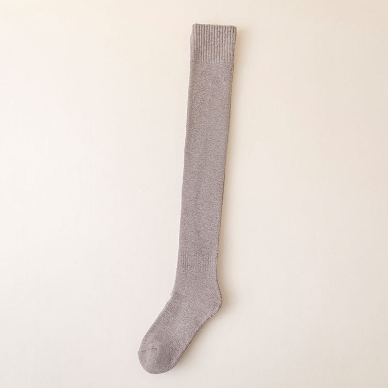 Long Thigh High Cotton Socks for Women