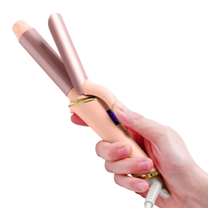 Mini Ceramic Curling Iron 25mm - Portable Travel Curling Wand