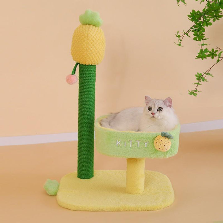 Deluxe Cat Climbing Frame with Sisal Scratch Post and Jumping Platform