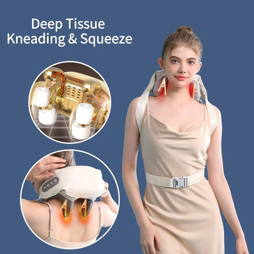 Wireless 3D Kneading Massage Shawl