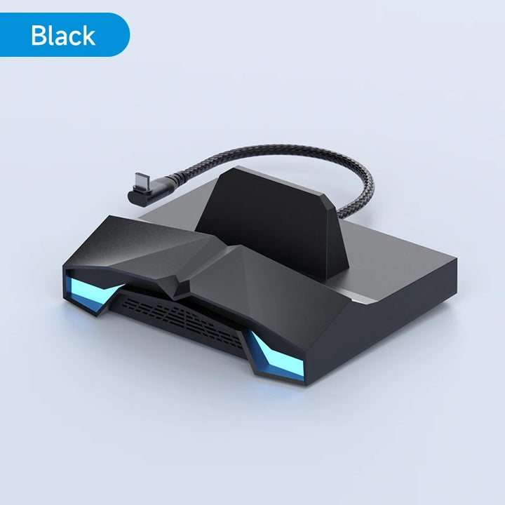 Universal 6-in-1 Docking Station: 4K HDMI, 2.5G RJ45, 100W PD, RGB Lights & USB-C Hub