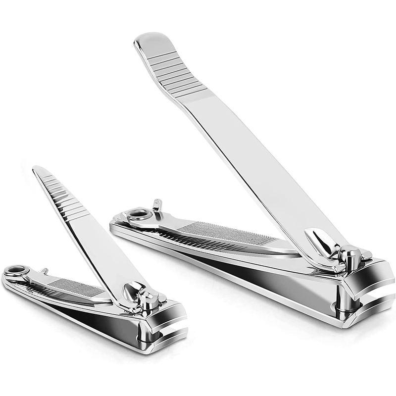 Nail Clipper Set - Premium Stainless Steel Fingernail and Toenail Cutters