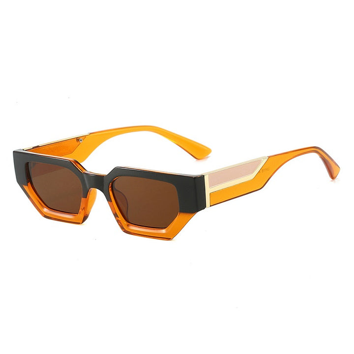 Wrap Sunglasses with Gradient Lens