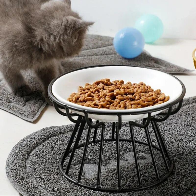 Elevated Iron Pet Feeder Stand