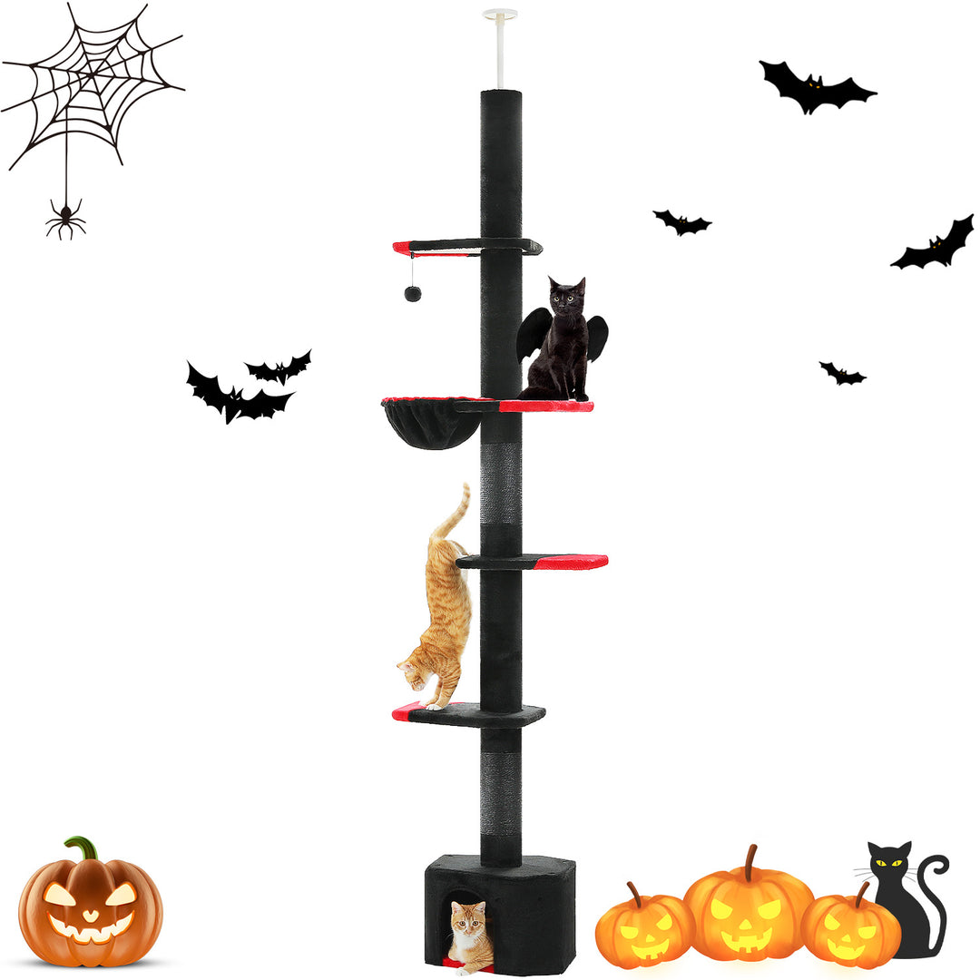 Adjustable Gothic Cat Tree Tower