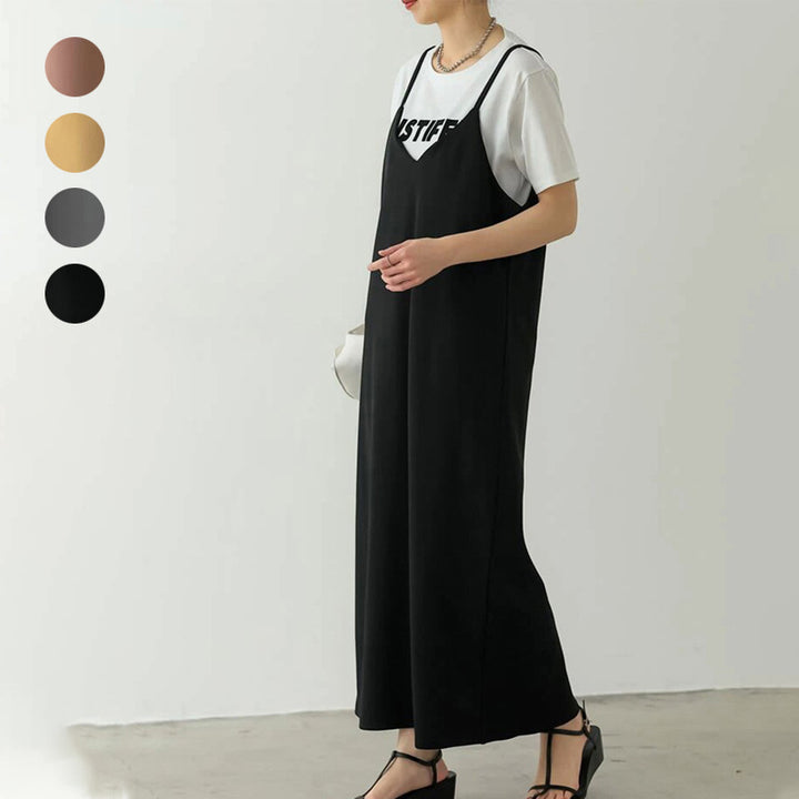 4 Colors Autumn Adjustable Sling Dress Women