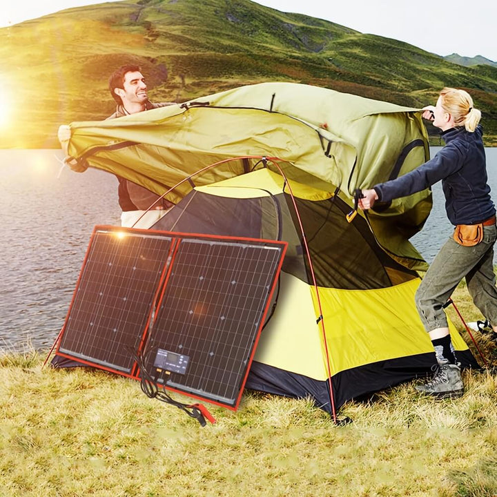 Portable Foldable Solar Panel Kit 80W-300W with Controller