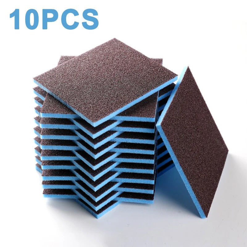 10-Pack Double-Sided Magic Sponges for Rust Removal