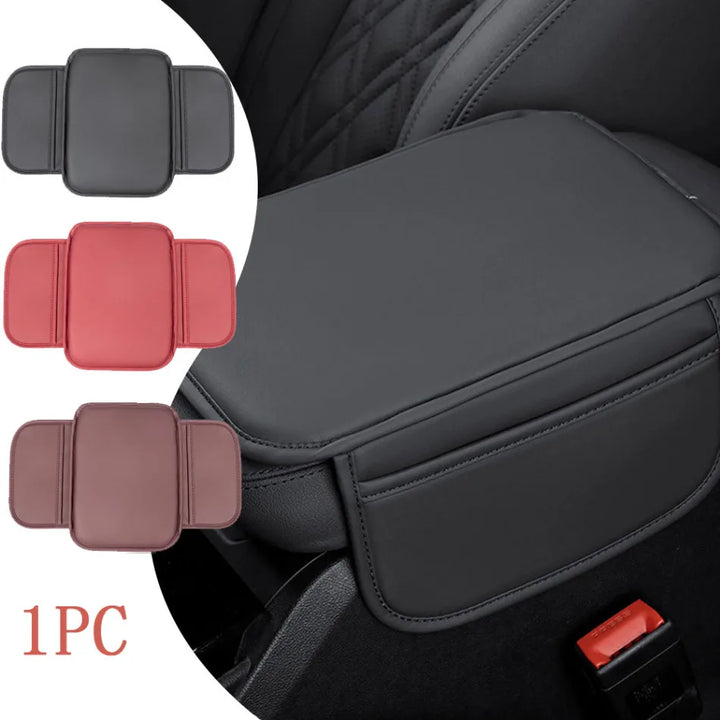 Universal Car Armrest Cushion with Side Storage - Comfortable & Durable