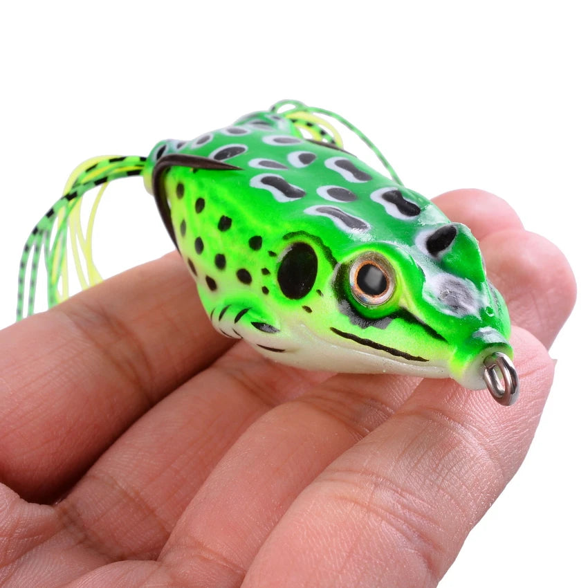 Topwater Frog Soft Lure Set