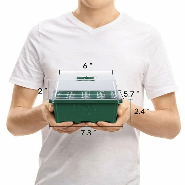 Seed Starter Tray with Transparent Cover for Plant Growth