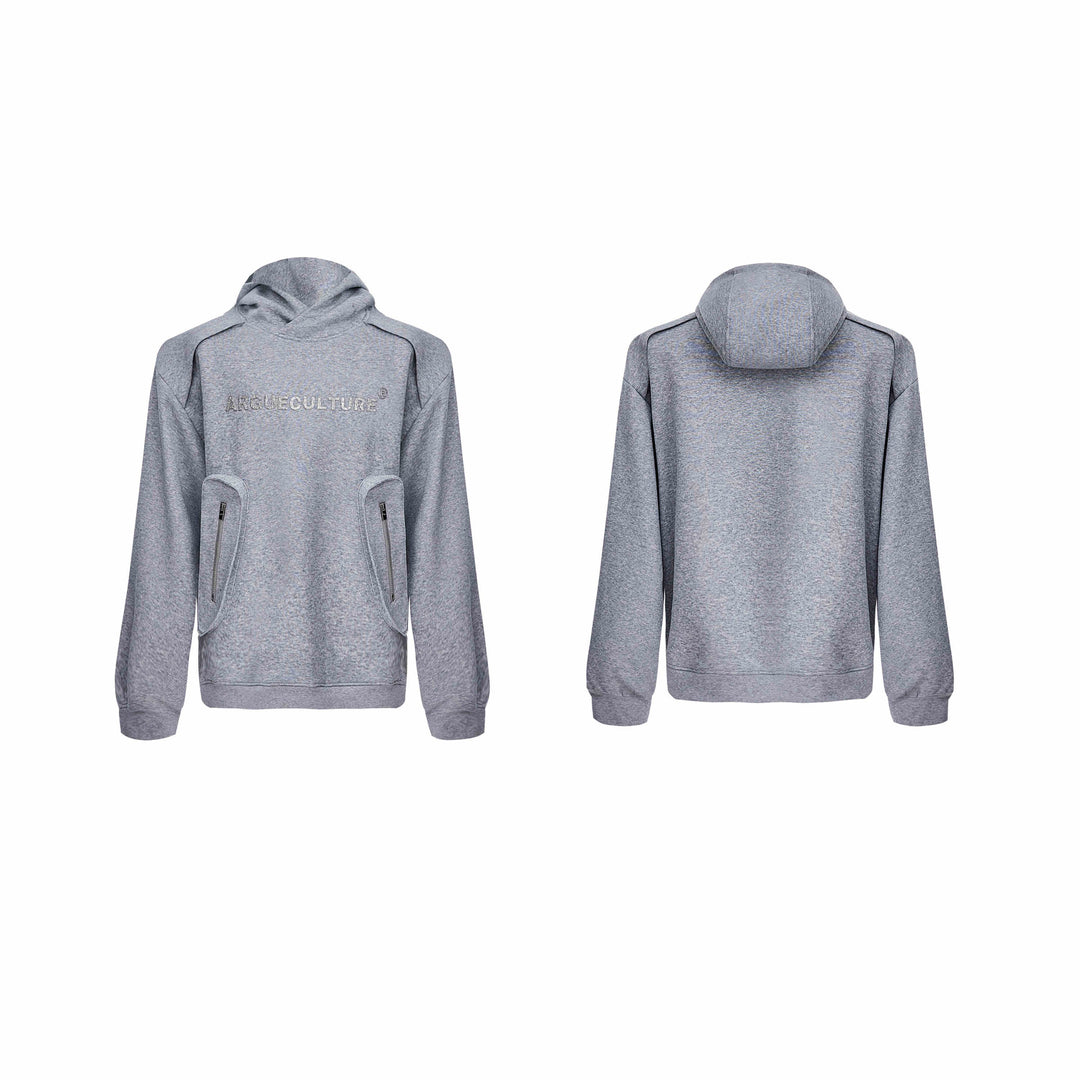 Pocket Heavy Hooded Sweater For Men