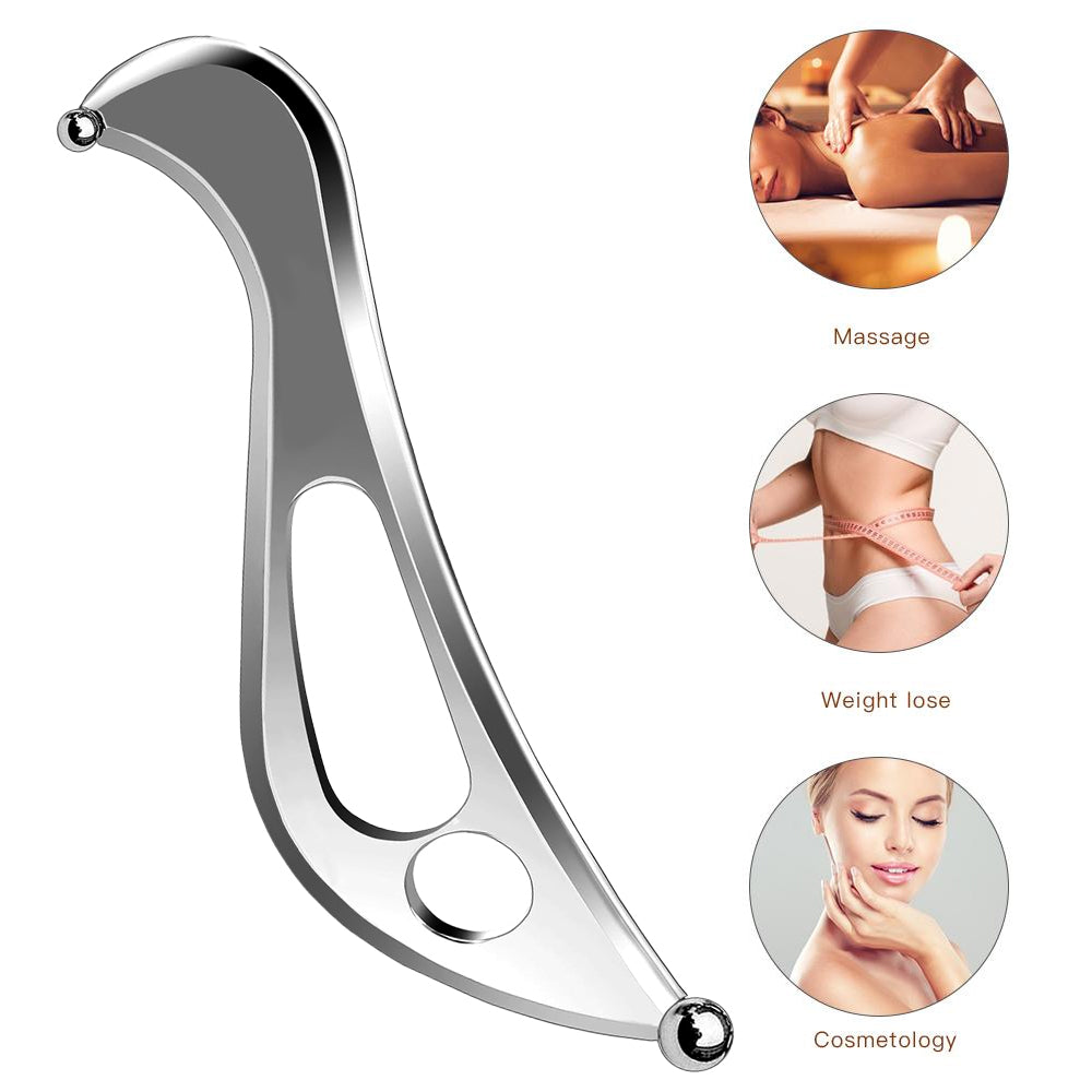 Stainless Steel Muscle Scraper Massage Tool for Deep Tissue Therapy