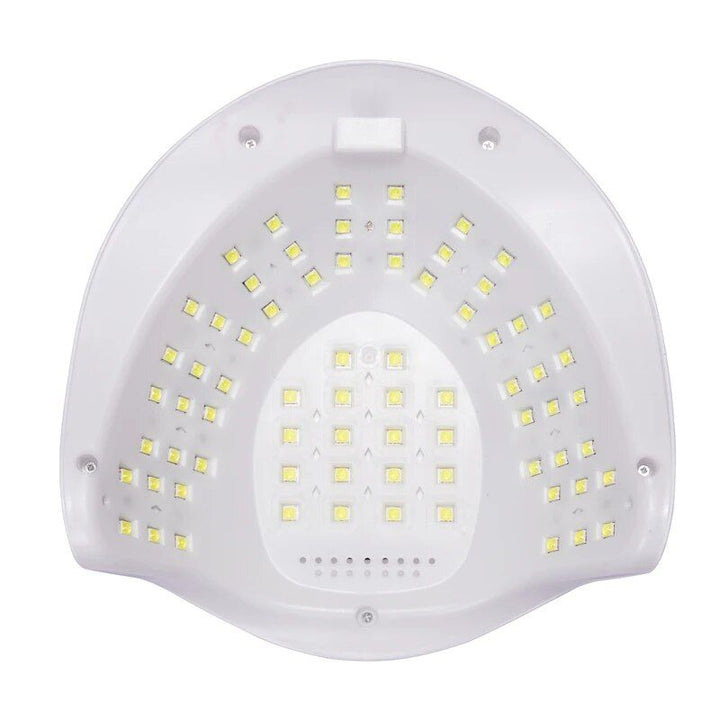 UV LED Nail Dryer Lamp 143W - 72 Beads, Quick Gel Polish Curing with Smart Sensor