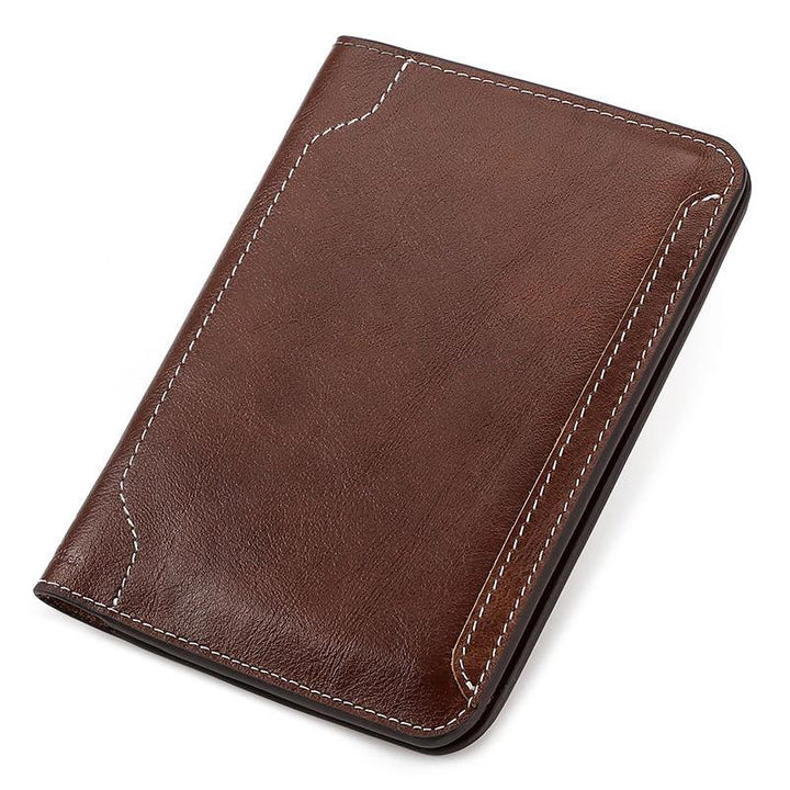 Genuine Leather Passport Holder RFID Blocking Wallet Travel Essentials