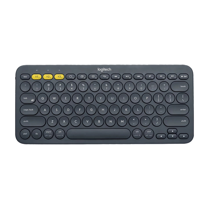 Wireless Bluetooth Keyboard for Tablets, Laptops, and Desktops - Compact Multi-Device Keyboard