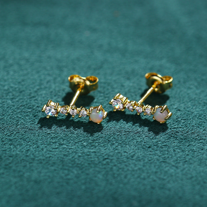 New Korean Simple Zircon Earrings