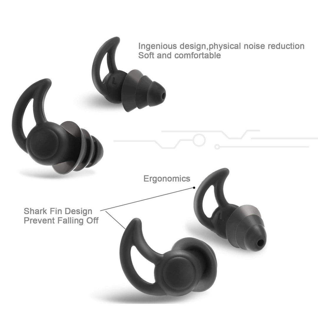 Noise Reduction Silicone Ear Plugs