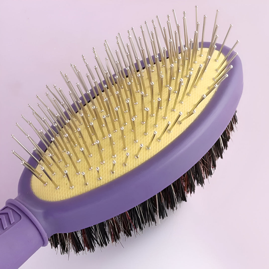 Double-Sided Dog Grooming Brush