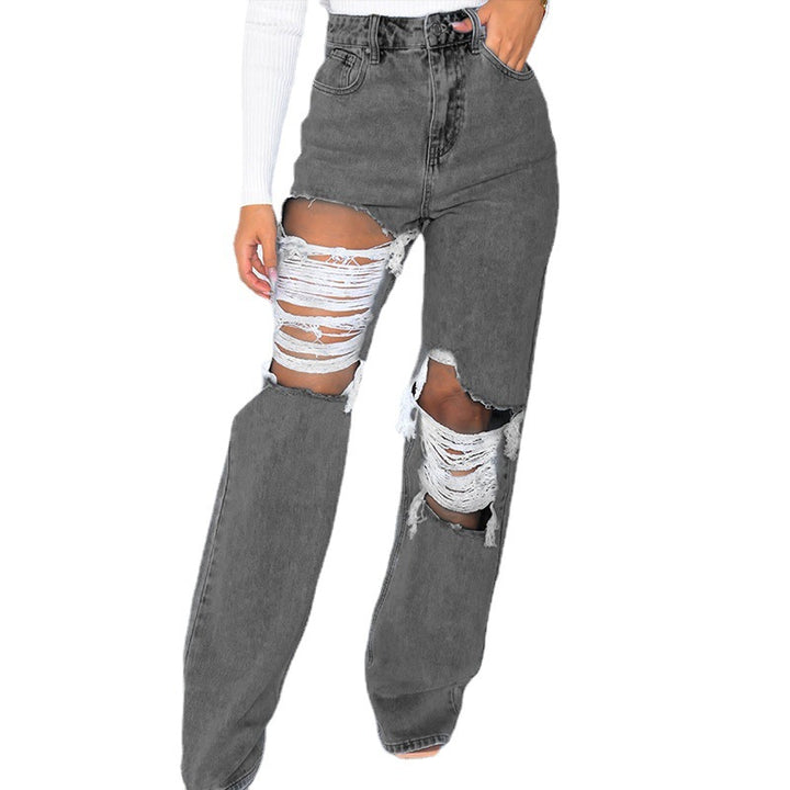 Women's Street Trend Wash Hip Hop Trousers