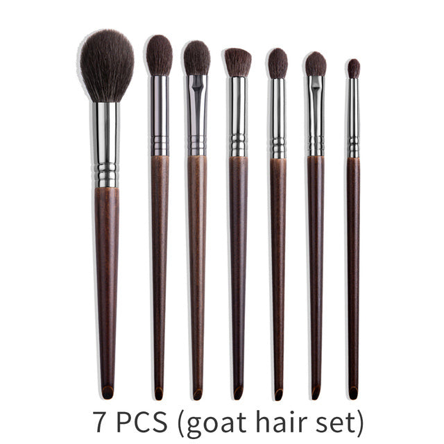 Natural Makeup Brushes Set Eyeshadow Make Up Brush Goat