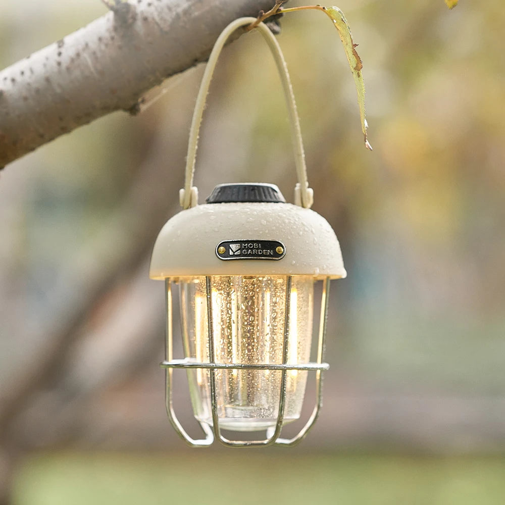 Vintage Rechargeable LED Camping Lantern