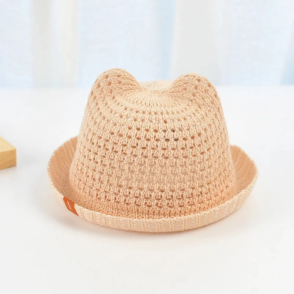 Summer Sunshade Hat with Cat Ears