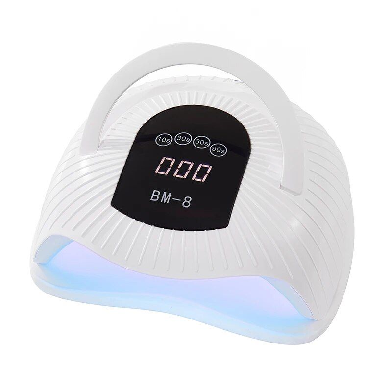 UV LED Nail Dryer Lamp 143W - 72 Beads, Quick Gel Polish Curing with Smart Sensor