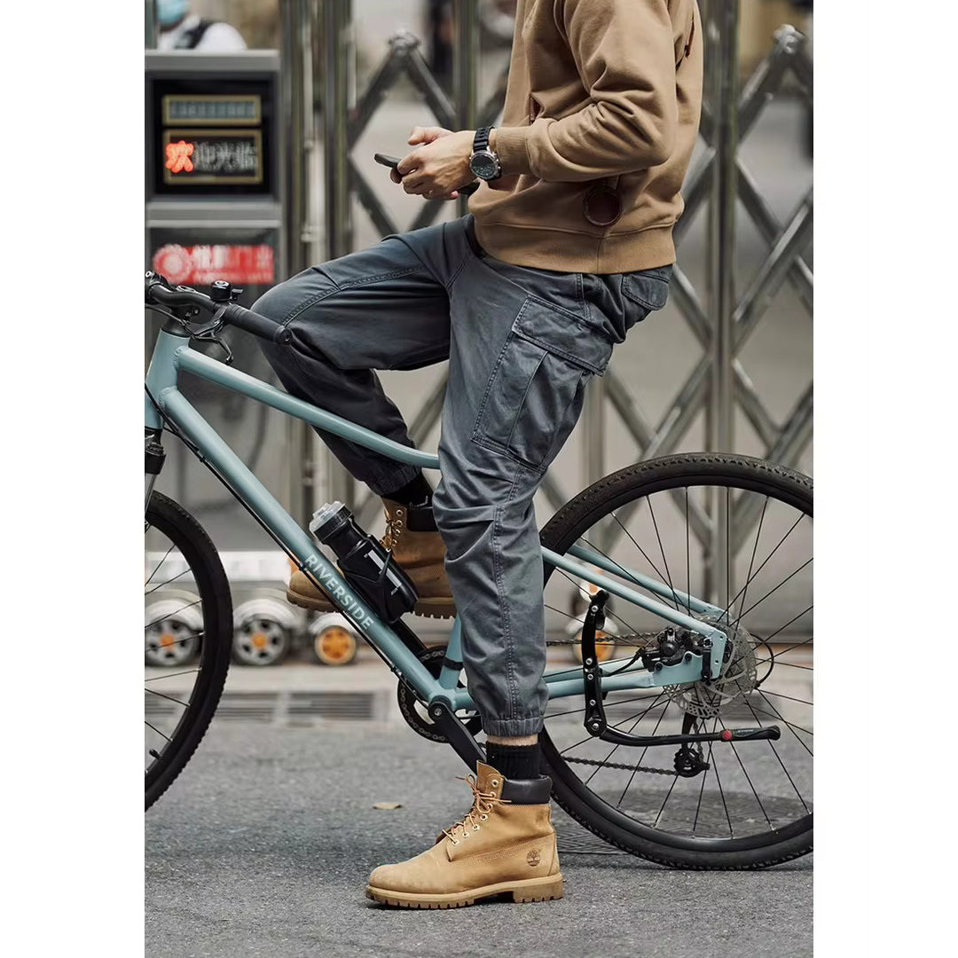 Autumn Loose Tapered Cargo Pants for Men