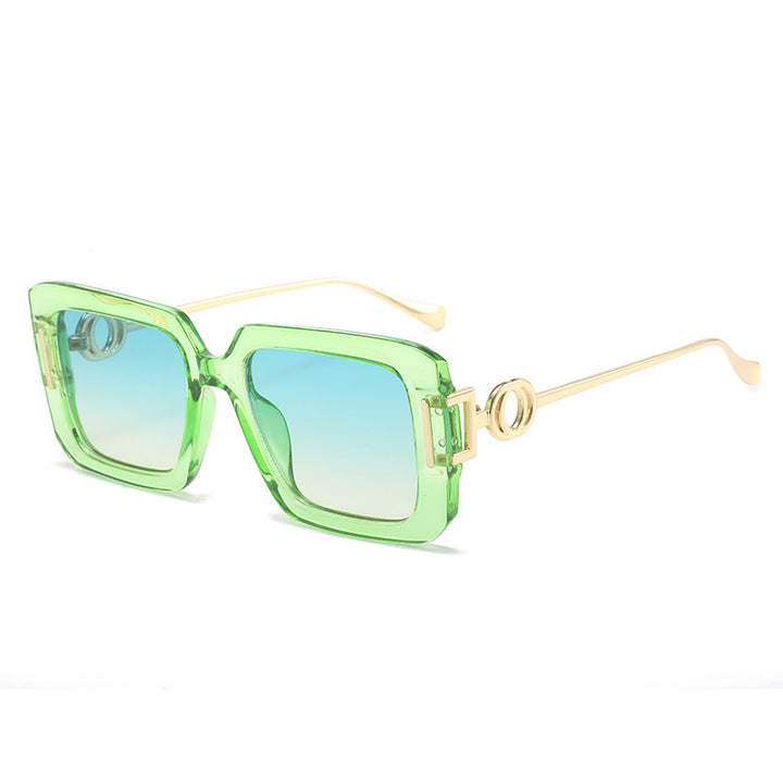 Trendy Square Punk Sunglasses