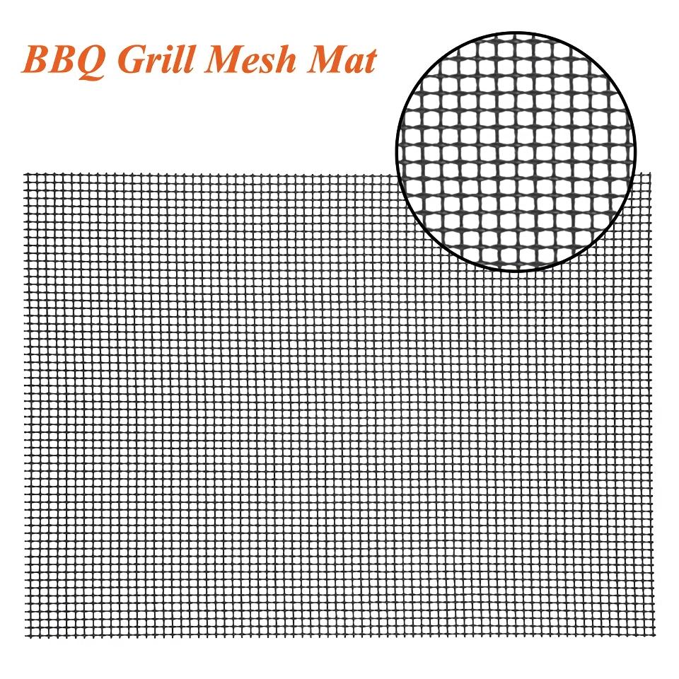 Reusable Non-stick BBQ Grill Mat - Heat Resistant PTFE Cooking Pad