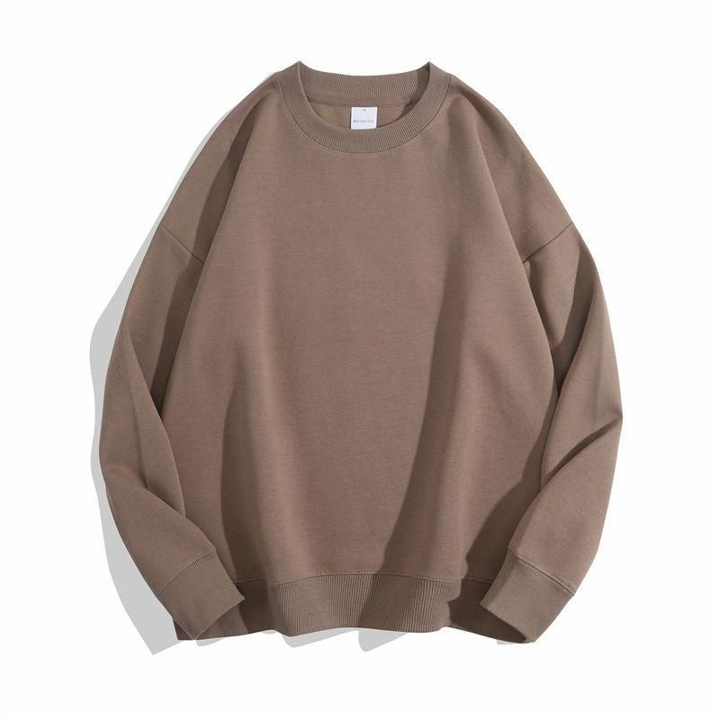 Casual O-Neck Cotton Sweatshirt for Women