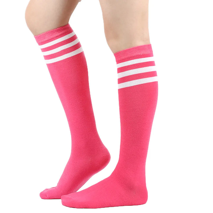 Striped Cotton Women’s Harajuku Style Calf Socks