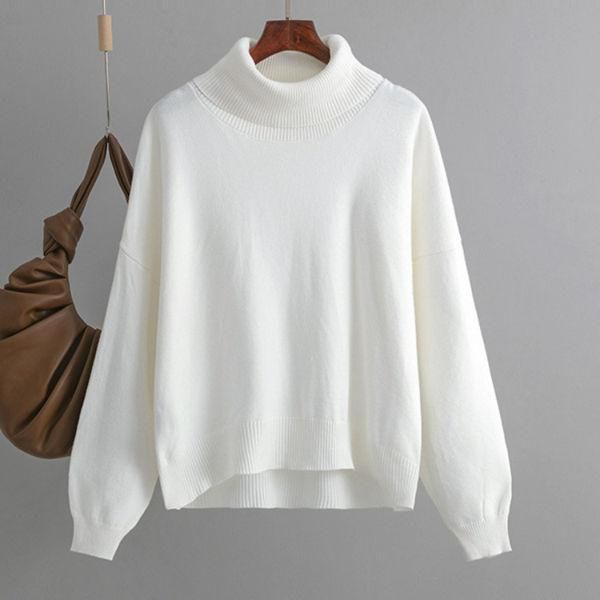 Chic Oversized Turtleneck Sweater