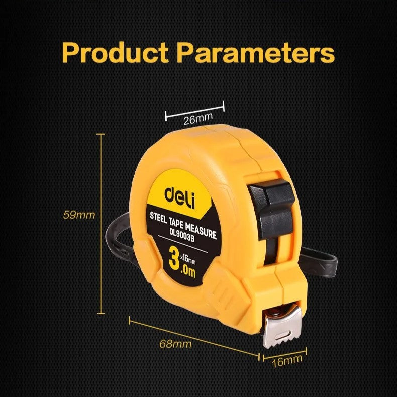 Durable Precision Tape Measure with ABS Case